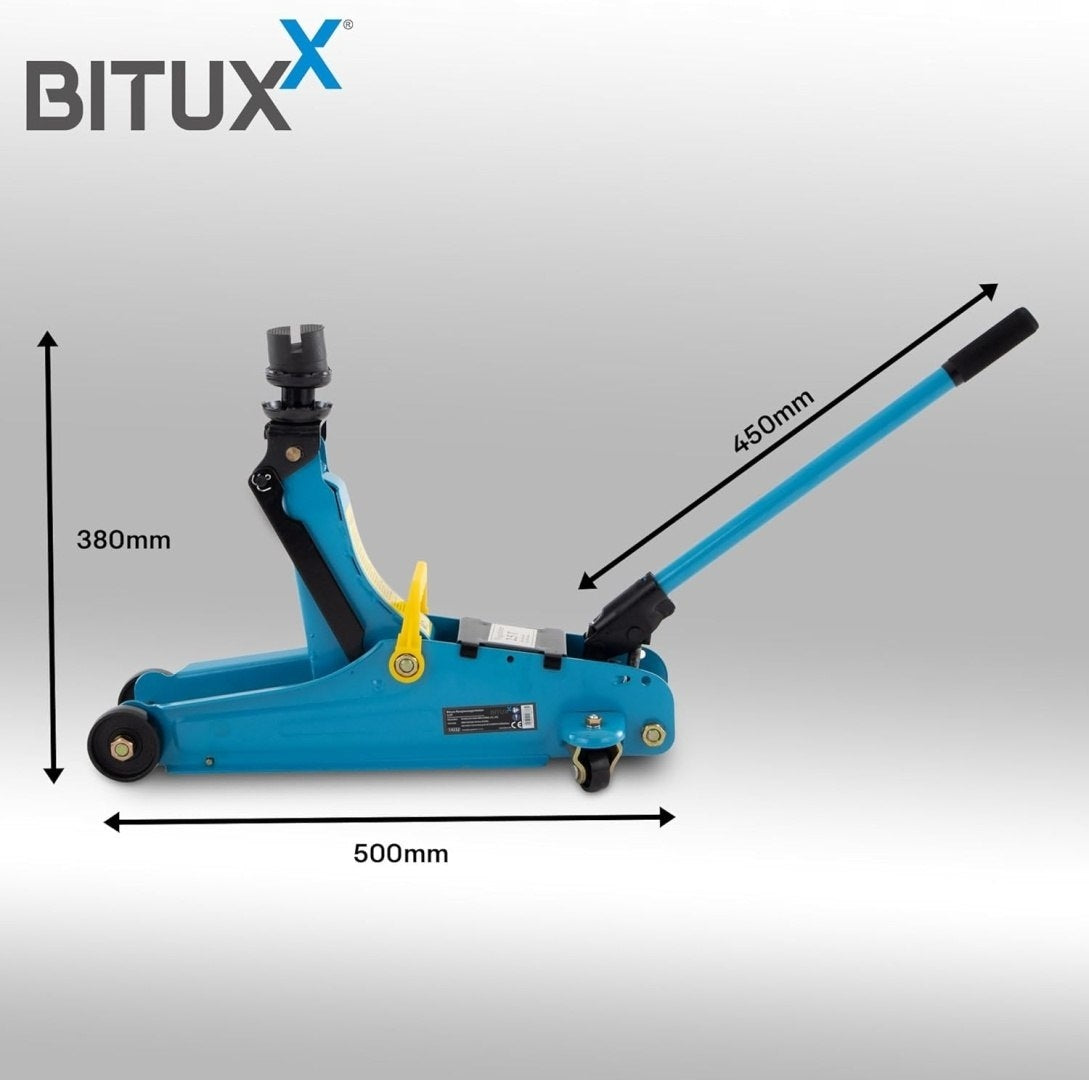 Hydraulic car lift 2,5T 85-380 mm Brand Bituxx