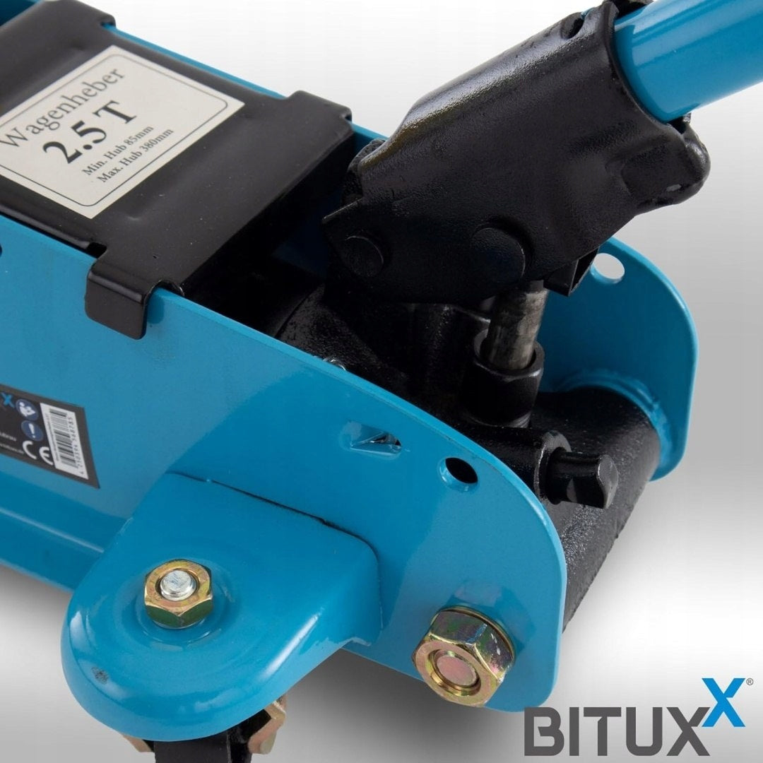 Hydraulic car lift 2,5T 85-380 mm Product weight with unit packaging 10 kg