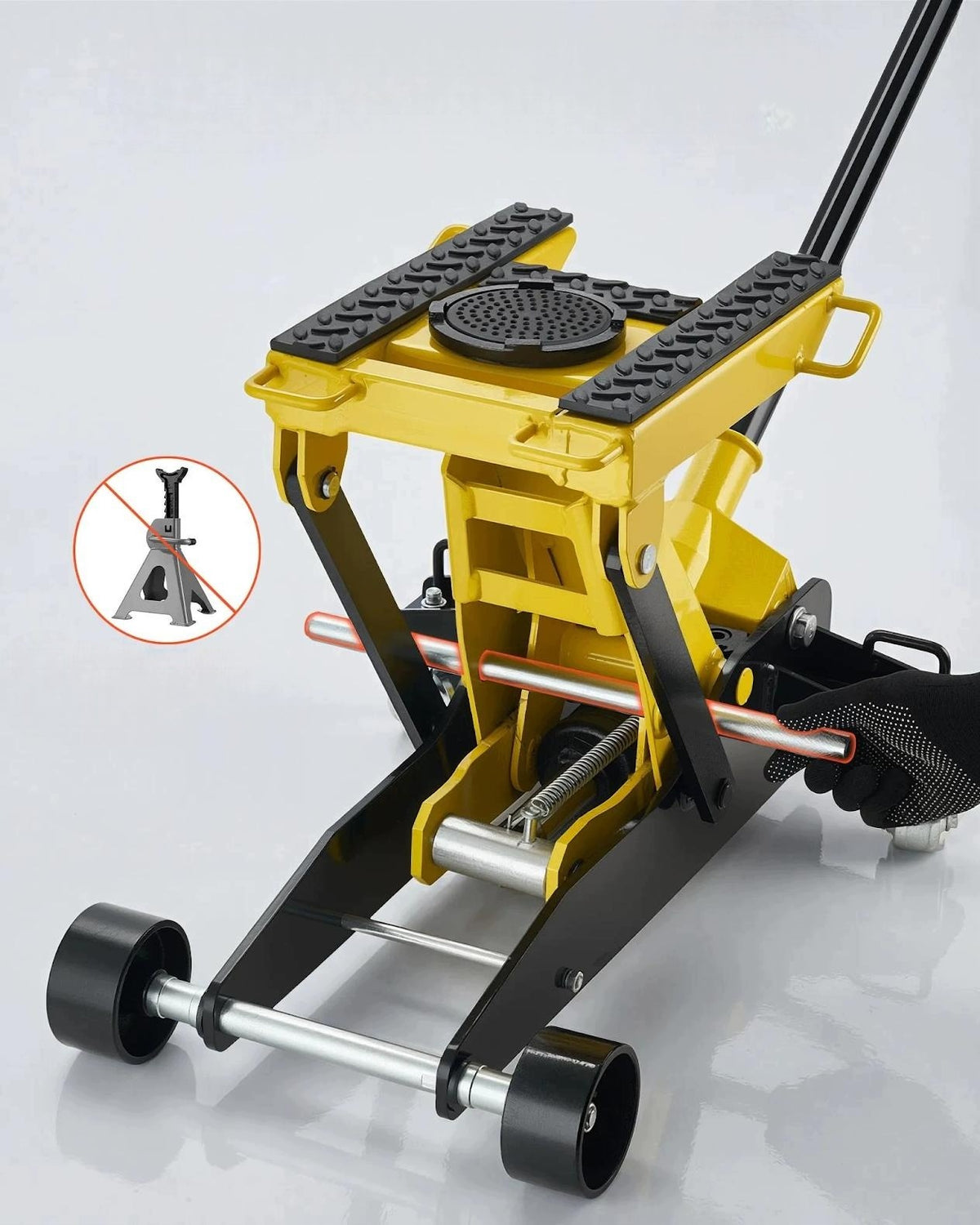 Hydraulic car lift 2 T steel strong pump 150 - 435 mm Manufacturer code 5907021477475
