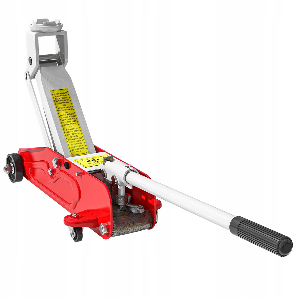 Hydraulic car lift HOMCOM 2t with overload protection