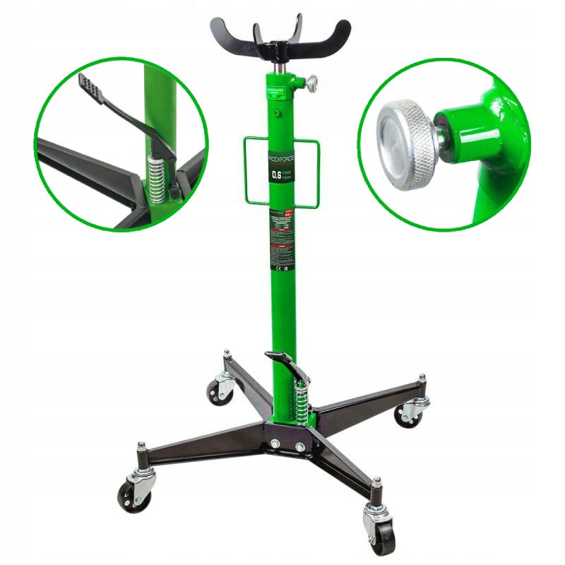 Hydraulic gearbox lift 0.6 T 112-188 cm with pedal Rockforce