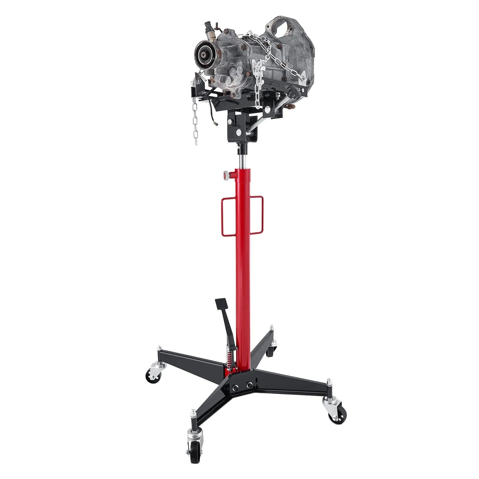 Hydraulic gearbox lifter 500 kg black strong telescopic 360°