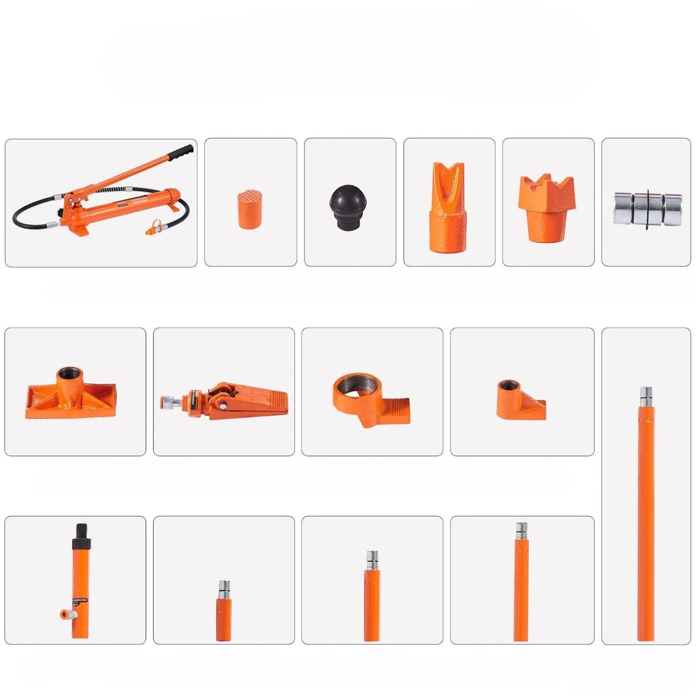 Hydraulic lift 10 t pneumatic premium black stroke 135 mm sets Manufacturer code 5907021476706