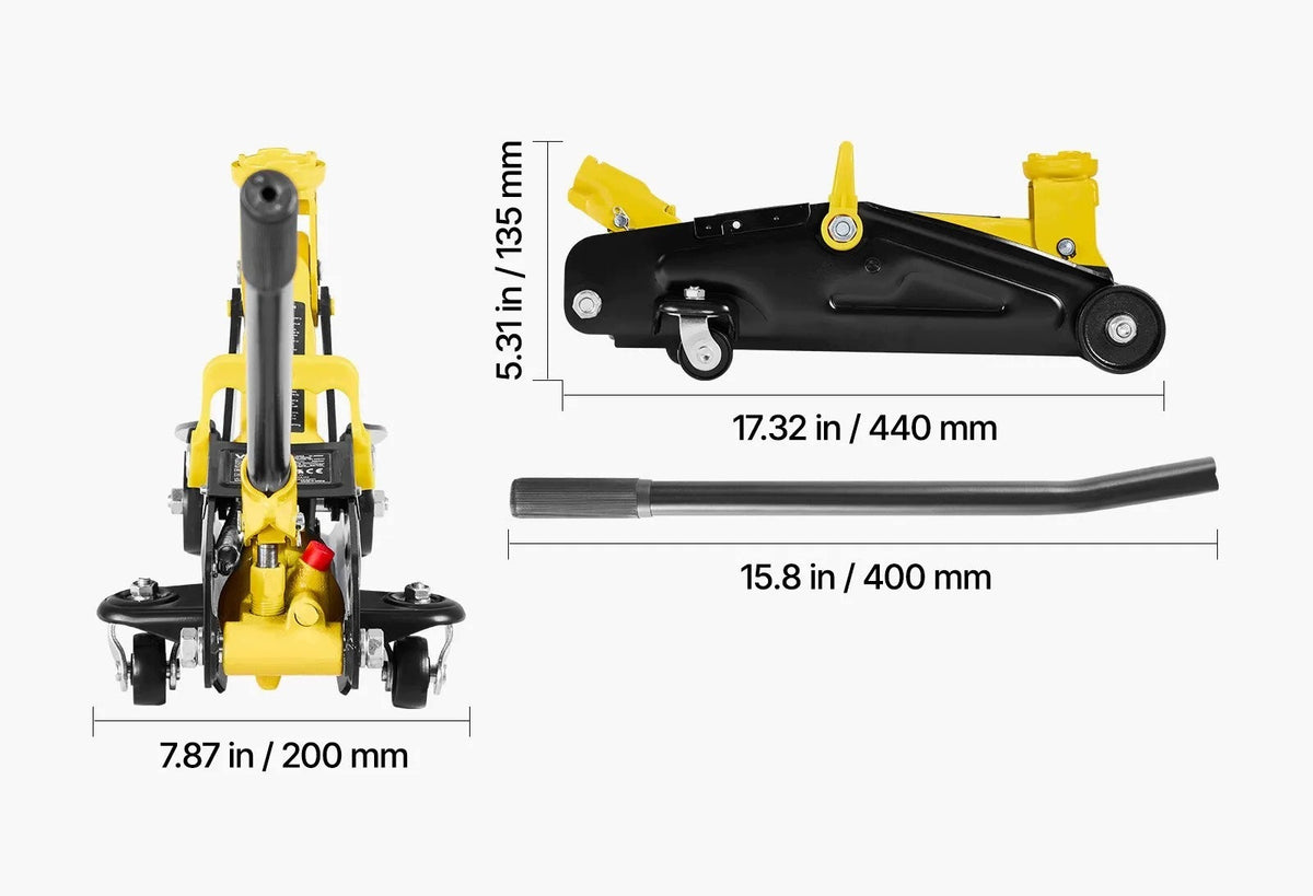 Hydraulic lift 2 t premium low profile quick lift pump Maximum lifting height 310 mm
