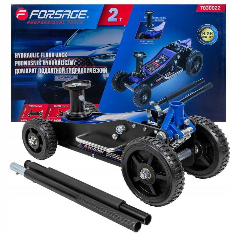 Hydraulic lift 2t off-road (h min 155mm, h max 565mm)