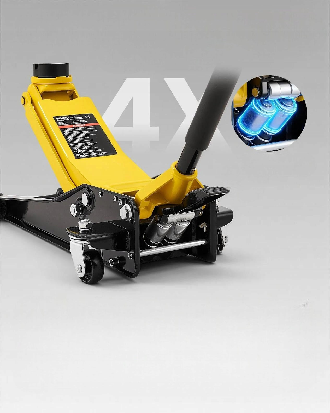 Hydraulic lift 3 t premium steel car double piston pump Manufacturer code 5907021476690