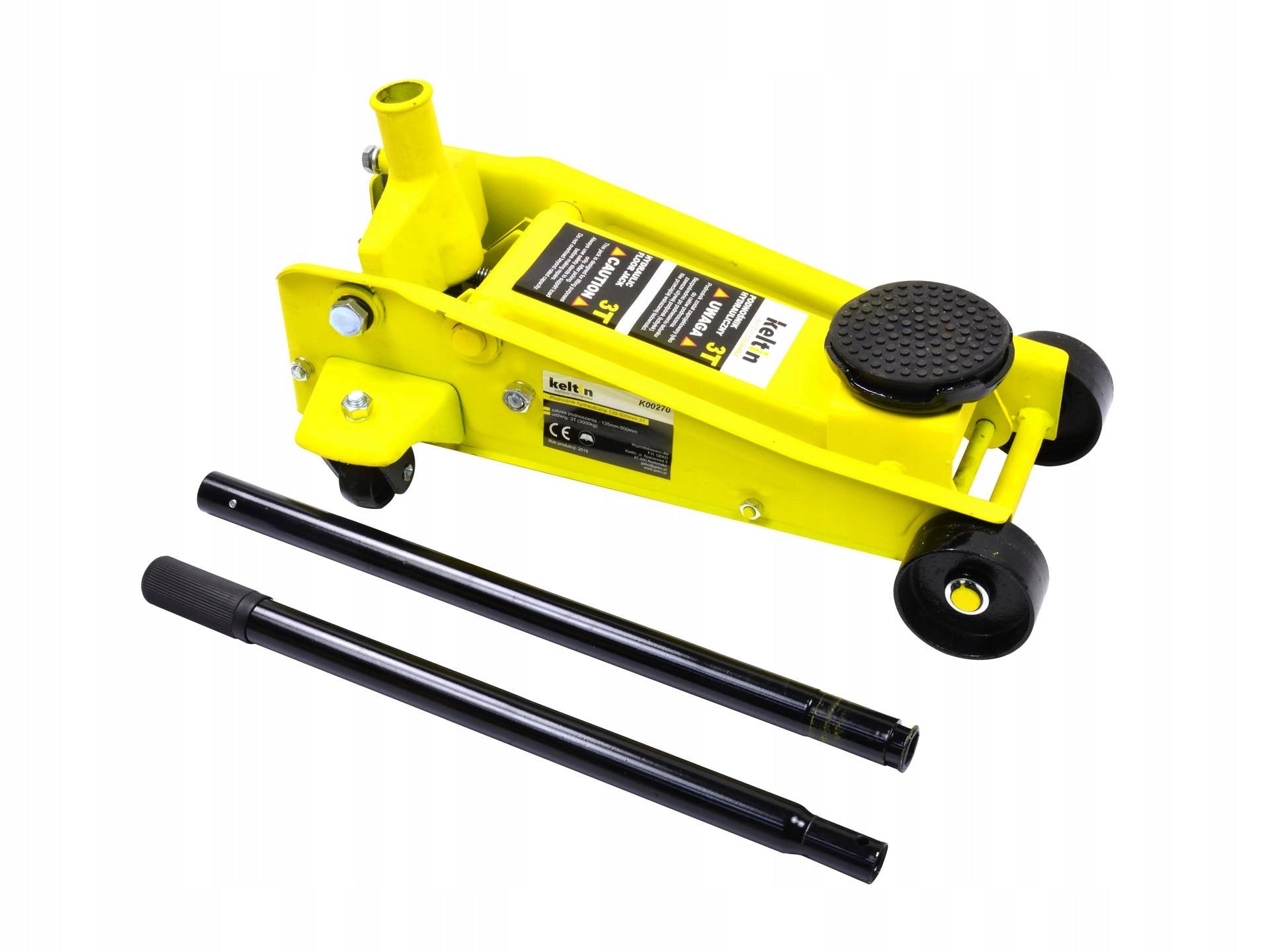 Hydraulic lift 3T KELTiN 135 – 500 mm – Workshop Lever on Wheels