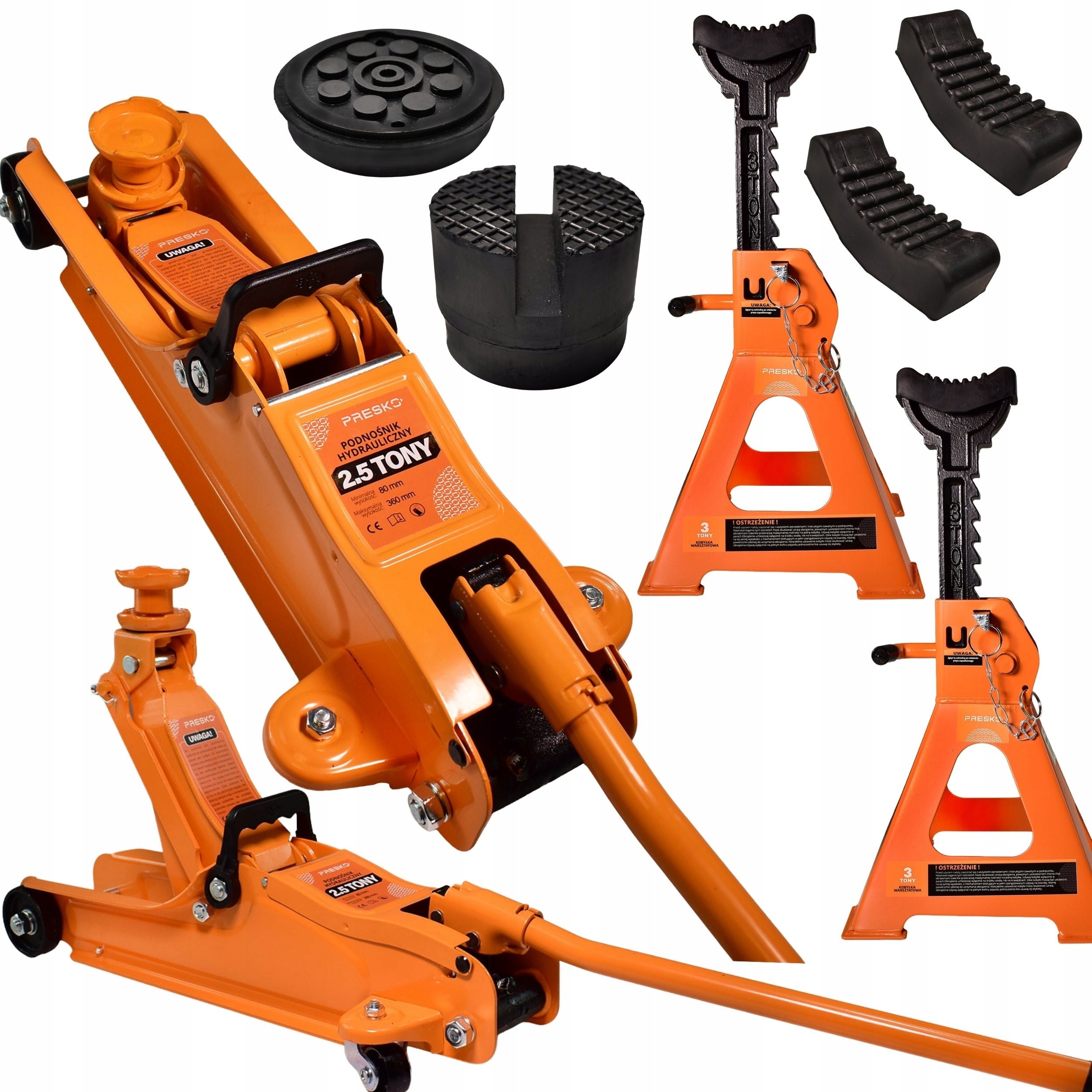 Hydraulic lift FROG low profile 2.5T car+ mare SET