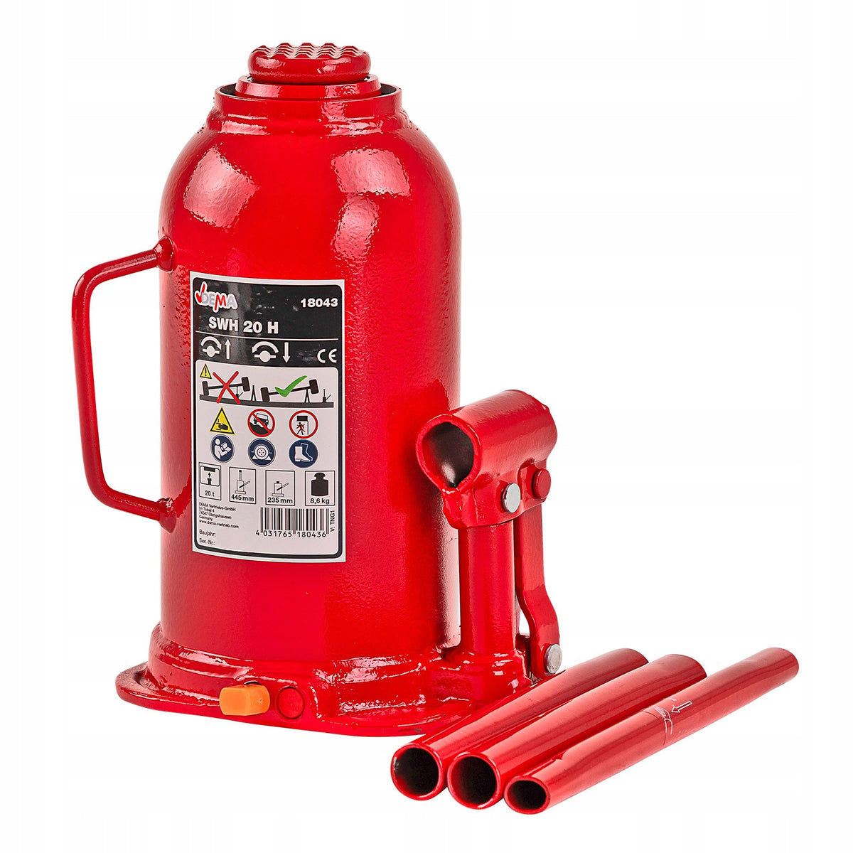 Hydraulický zdvihák 20 ton Brand Dema