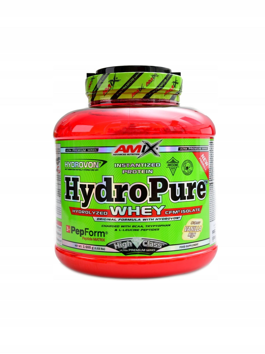 HydroPure hydrolyzed whey protein CFM 2 x 1600 g vanilka Packaging status original