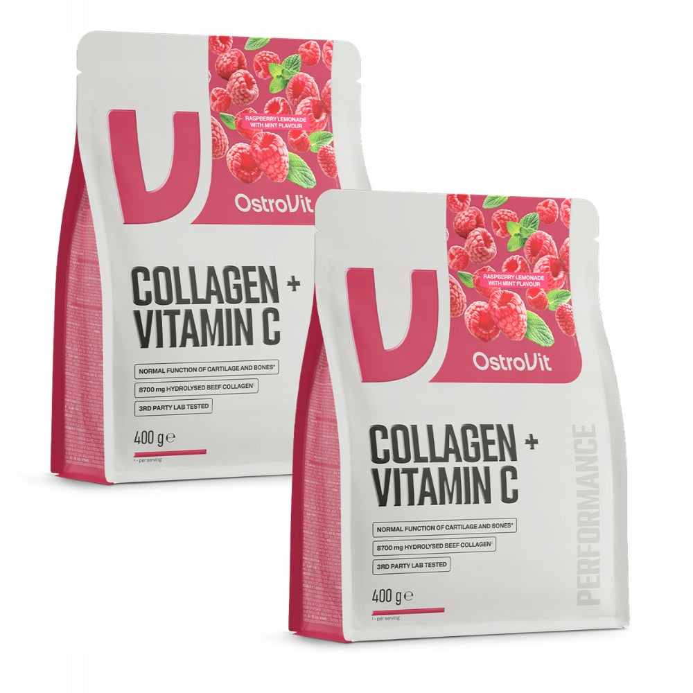 Hydrolyzed Beef Collagen OstroVit 8700 mg + Vitamin C 400 g
