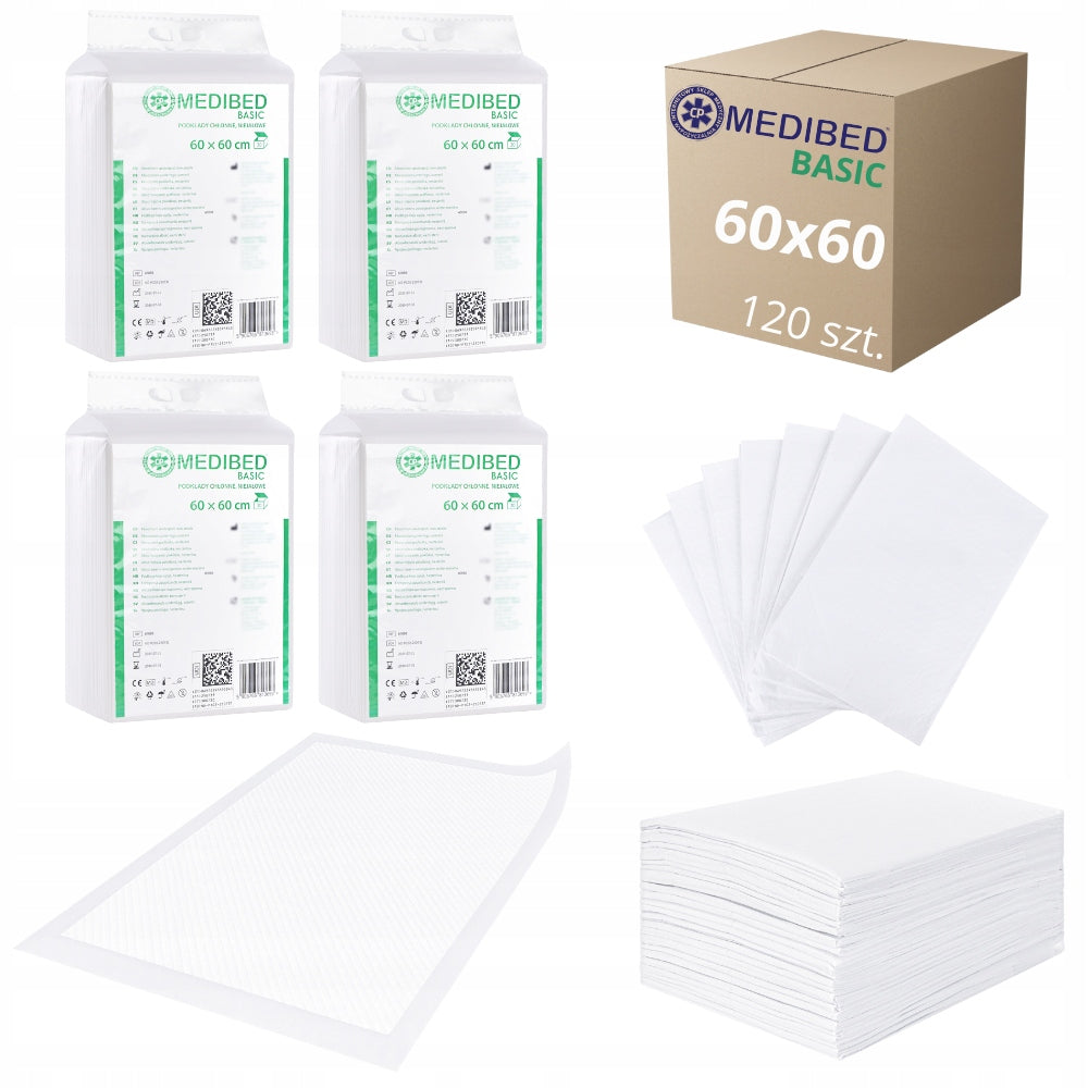 Hygiene CHANGING PRIMERS MEDIBED BASIC 60x60 460ml 120 PCS.