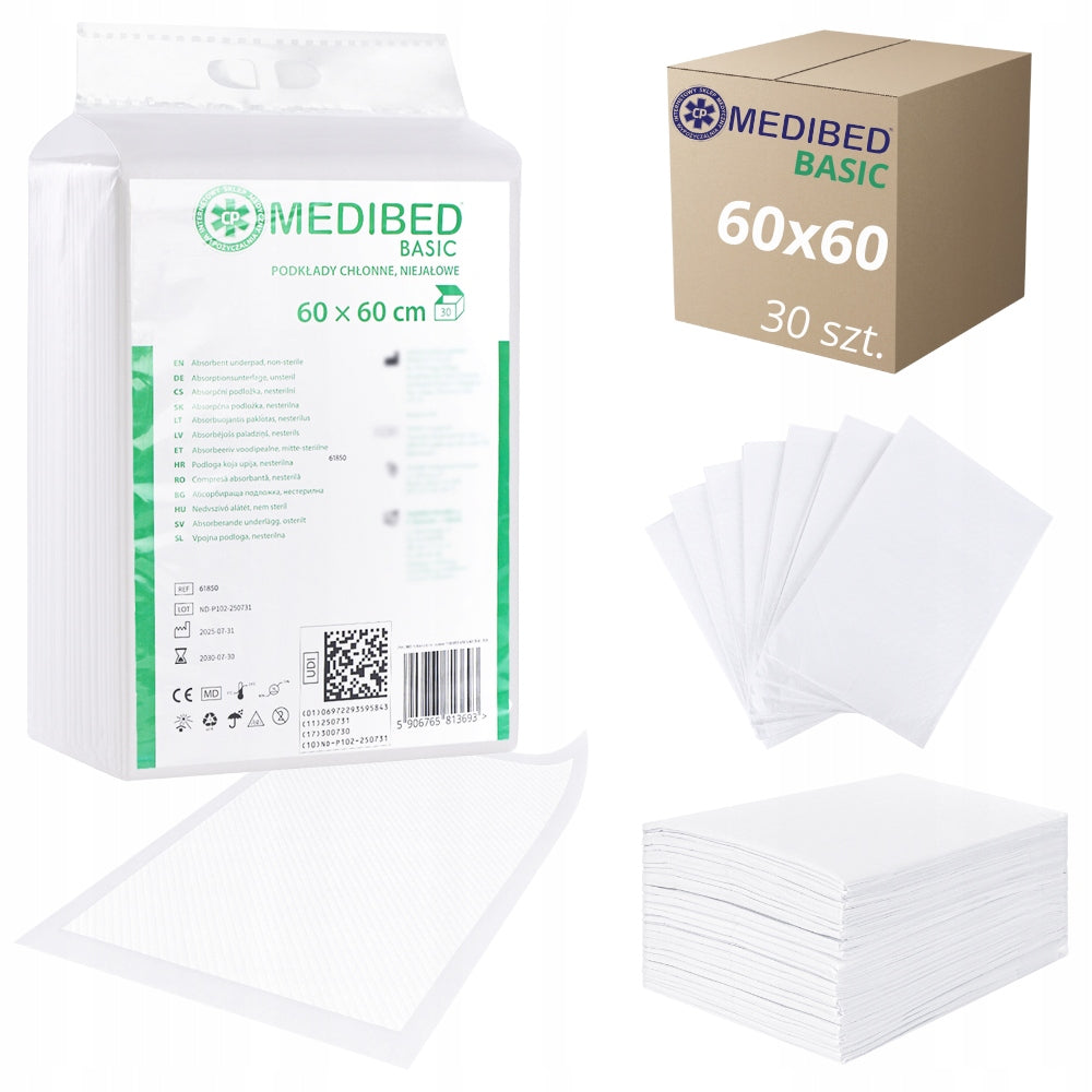 Hygiene CHANGING PRIMERS MEDIBED BASIC 60x60 460ml 30 PCS.