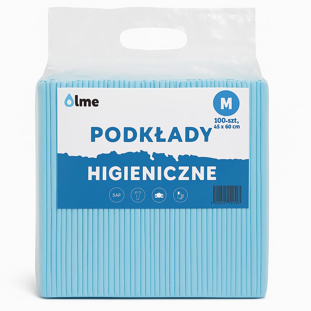 Hygiene pads ALME M 45x60 cm 100 pcs. super absorbent for changing
