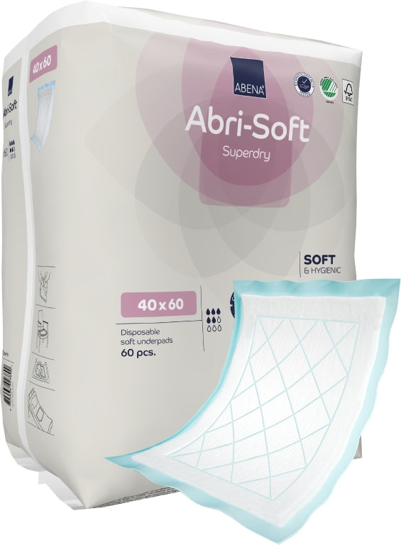 Hygiene pads Abena Superdry 40x60 60 pcs. EAN (GTIN) 5703538923890