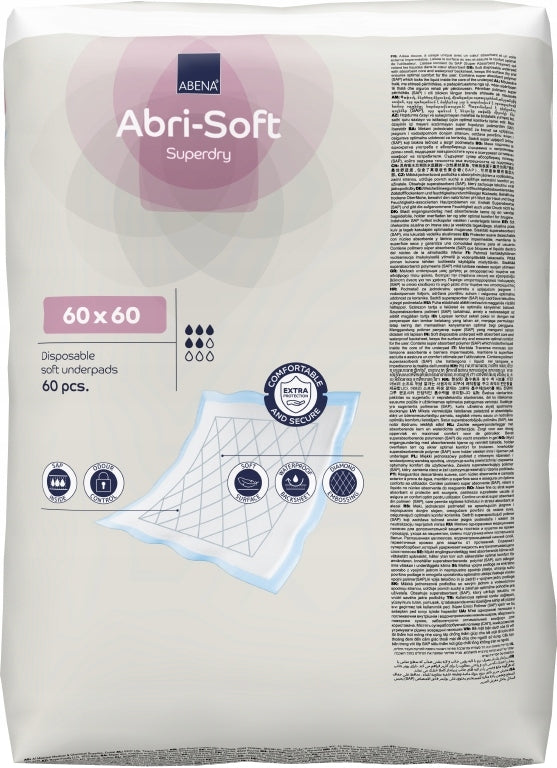 Hygiene pads Abena Superdry 60x60 60 pcs. Brand Abena