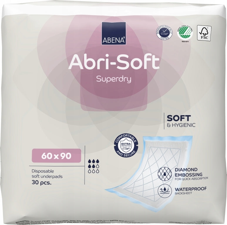 Hygiene pads Abena Superdry 60x90 30 pcs.