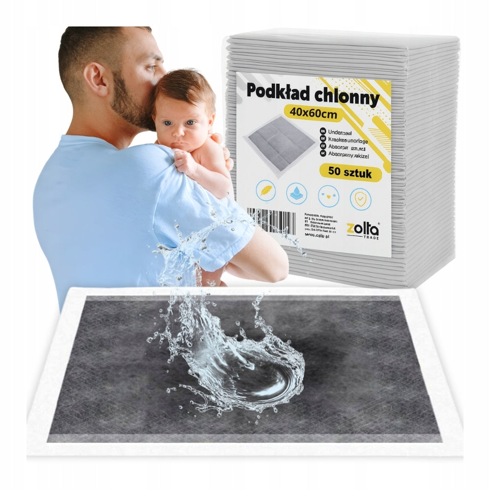 Hygiene pads absorbent mats for bed changing table carpet strong 60x40 50sz