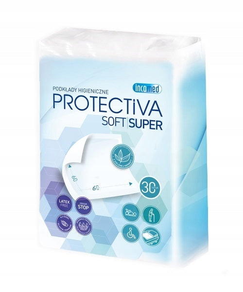 Hygienic Foundations 60 x 60 Absorbent 800ml 30 pcs Incomed Protectiva Soft
