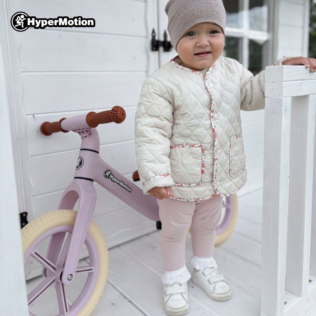 HyperMotion Marcelo balance bike pink – for children, light and stylish Height 80–120 cm