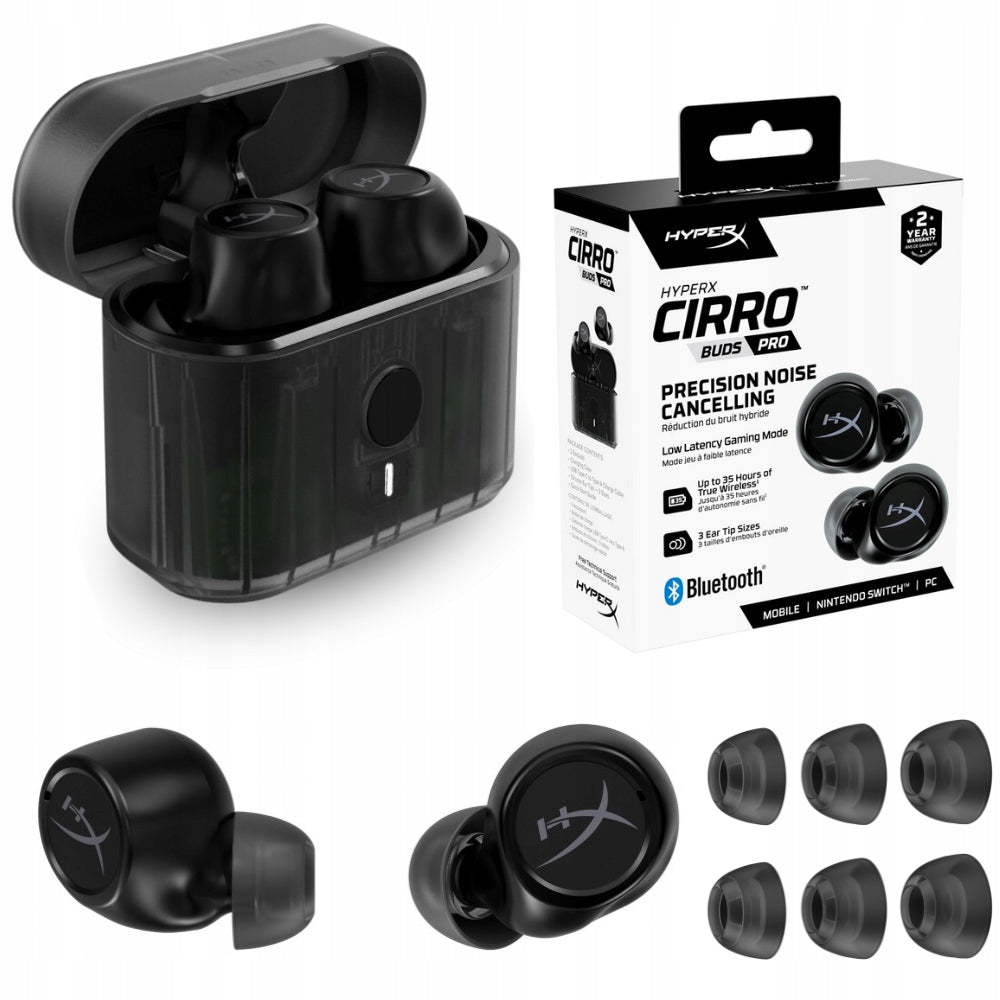HyperX Cloud MIX Buds Wireless Earbuds Black Bluetooth PRO