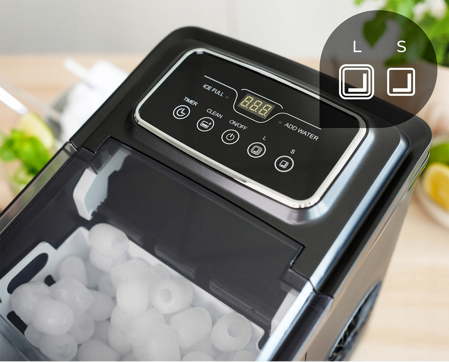 ICE MAKER 12KG HOMEMADE CUBE MACHINE 160W MOZANO EXPRESS ICE Model Multi Cube