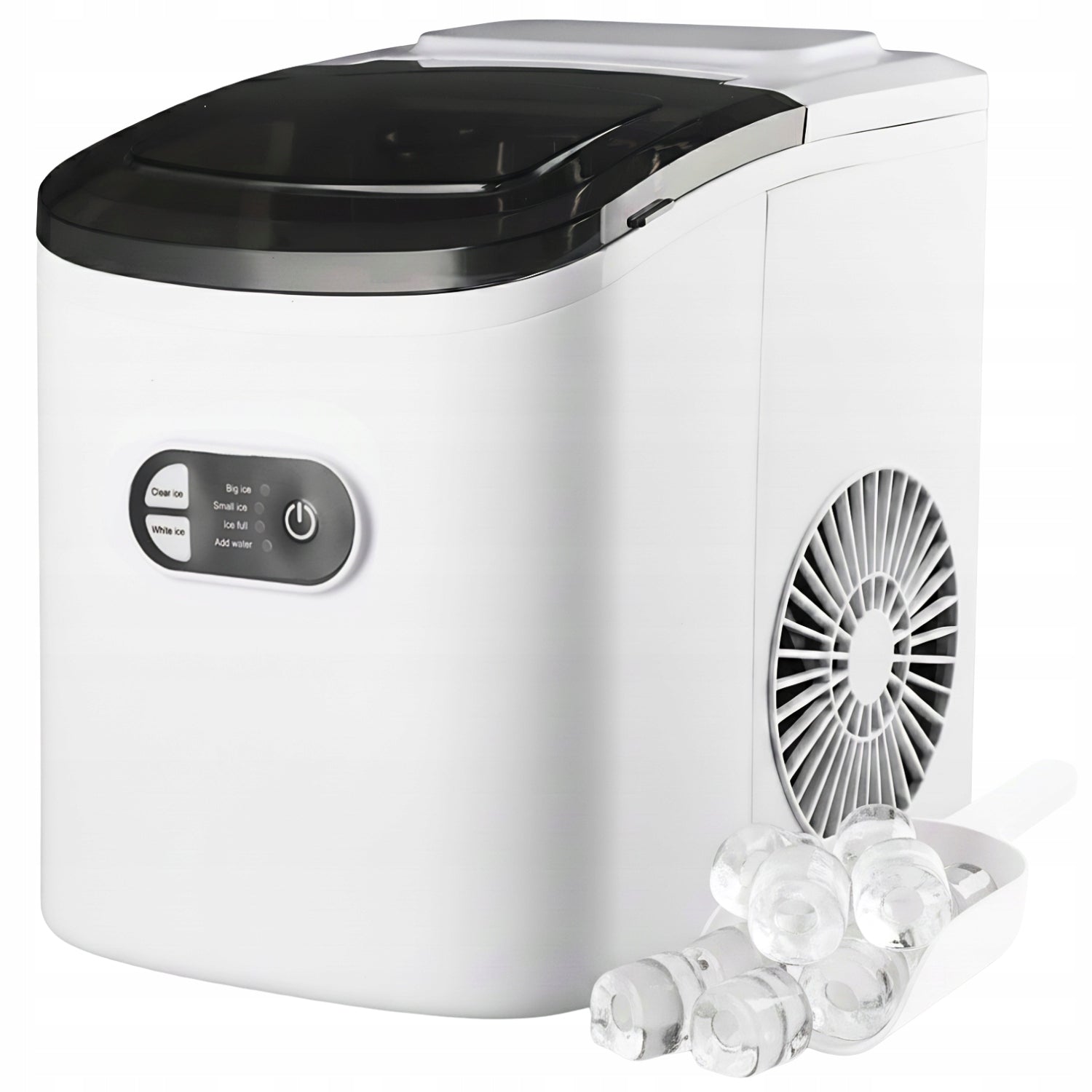 ICE MAKER SMALL HOME EFFICIENT ICE MACHINE 12KG/24H + SPATULA