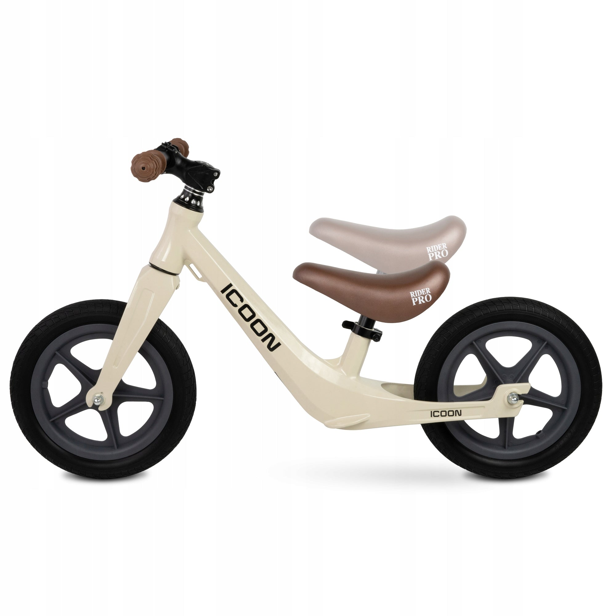ICOON Magnesium balance bike 12” light 3,1kg PU wheels for children 2+ beige Brand no brand