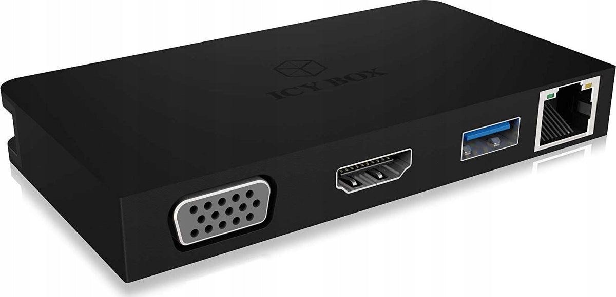 ICY BOX DOCKING STATION USB-C HDMI VGA USB 3.0 LAN