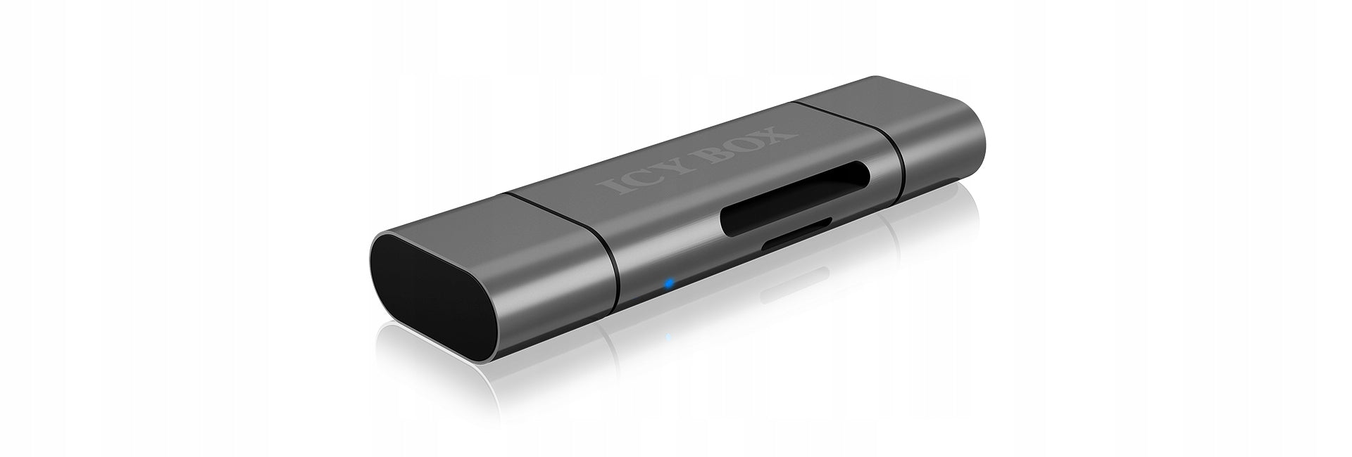 ICYBOX USB MEMORY CARD READER A+C+m SD HC XC 3in1 Manufacturer IcyBox