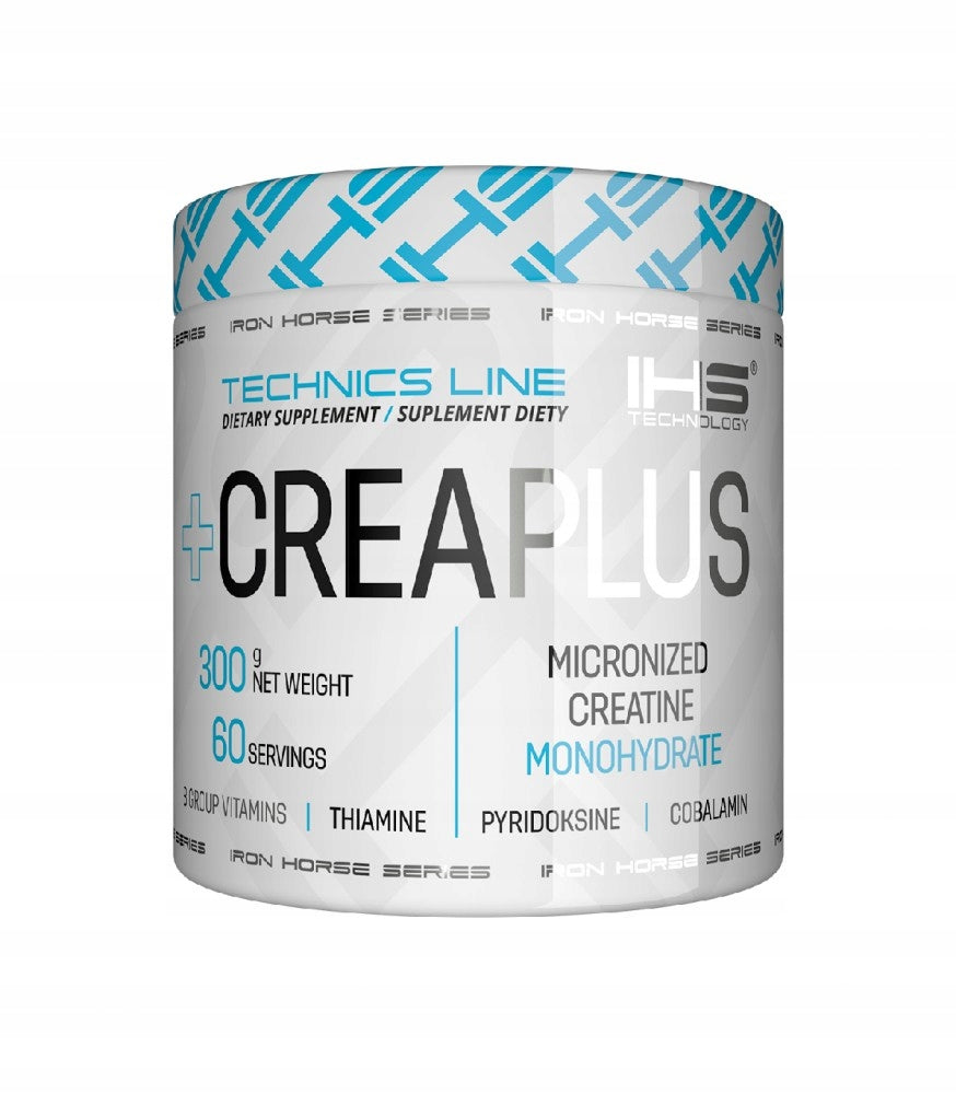 IHS Crea Plus 300 g Lemon CREATINE MONOHYDRATE Taurine Magnesium B Strength Expiration date not specified