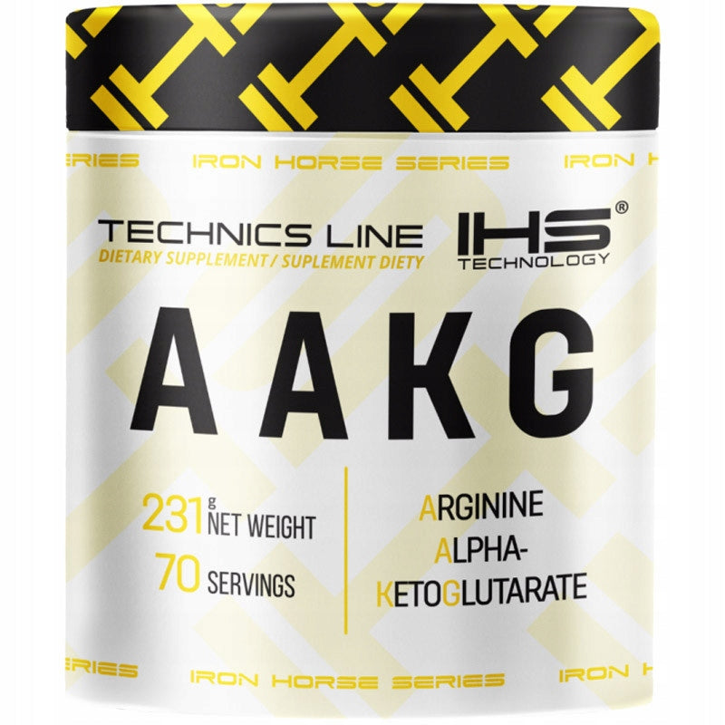 IHS IRON HORSE AAKG L-ARGININA 3000mg Arginine B-6 Pump Nitrogen 231g Lemon Expiration date not specified