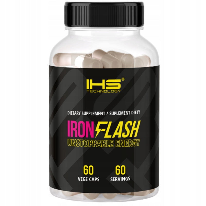 IHS Iron Flash 60vegcaps | Stimulant and concentration booster