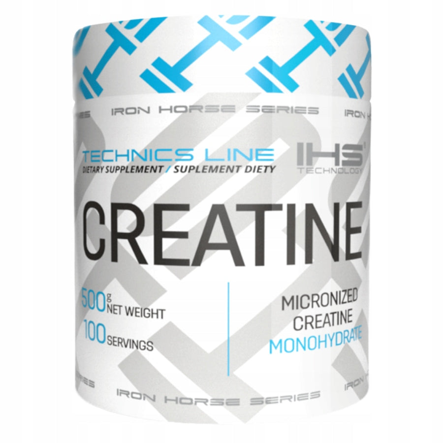 IHS Iron Horse Creatine 500 g GREEN APPLE Creatine Monohydrate Packaging status original