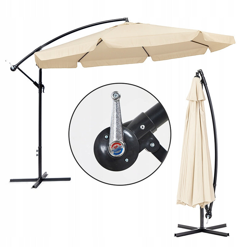 IKAR-BL-EC ECRU FOLDING GARDEN UMBRELLA WITH BOOM + COVER Manufacturer code IKAR-BL-EC
