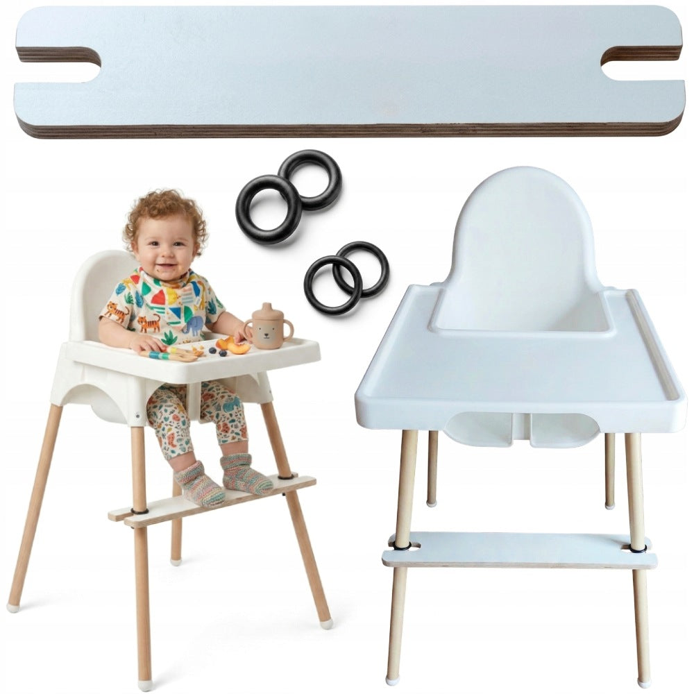 IKEA ANTILOP CHAIR FOOTREST WHITE WASHABLE ADJUSTABLE LIMITED