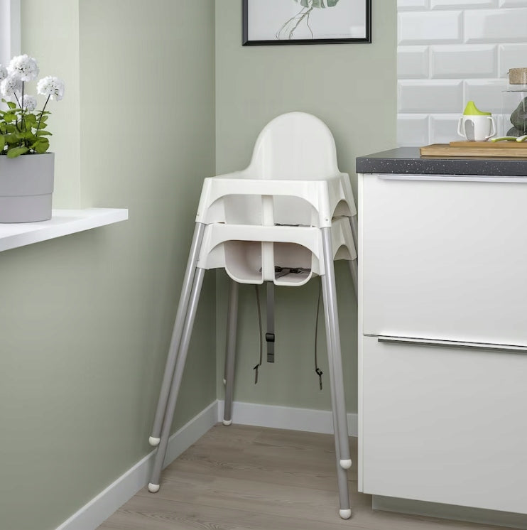 IKEA ANTILOP Highchair, white/silver Manufacturer code IKEA ANTILOP