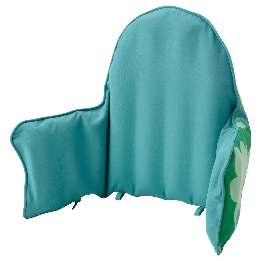 IKEA ANTILOP pillow and high chair cover double-sided colorful Color blue green