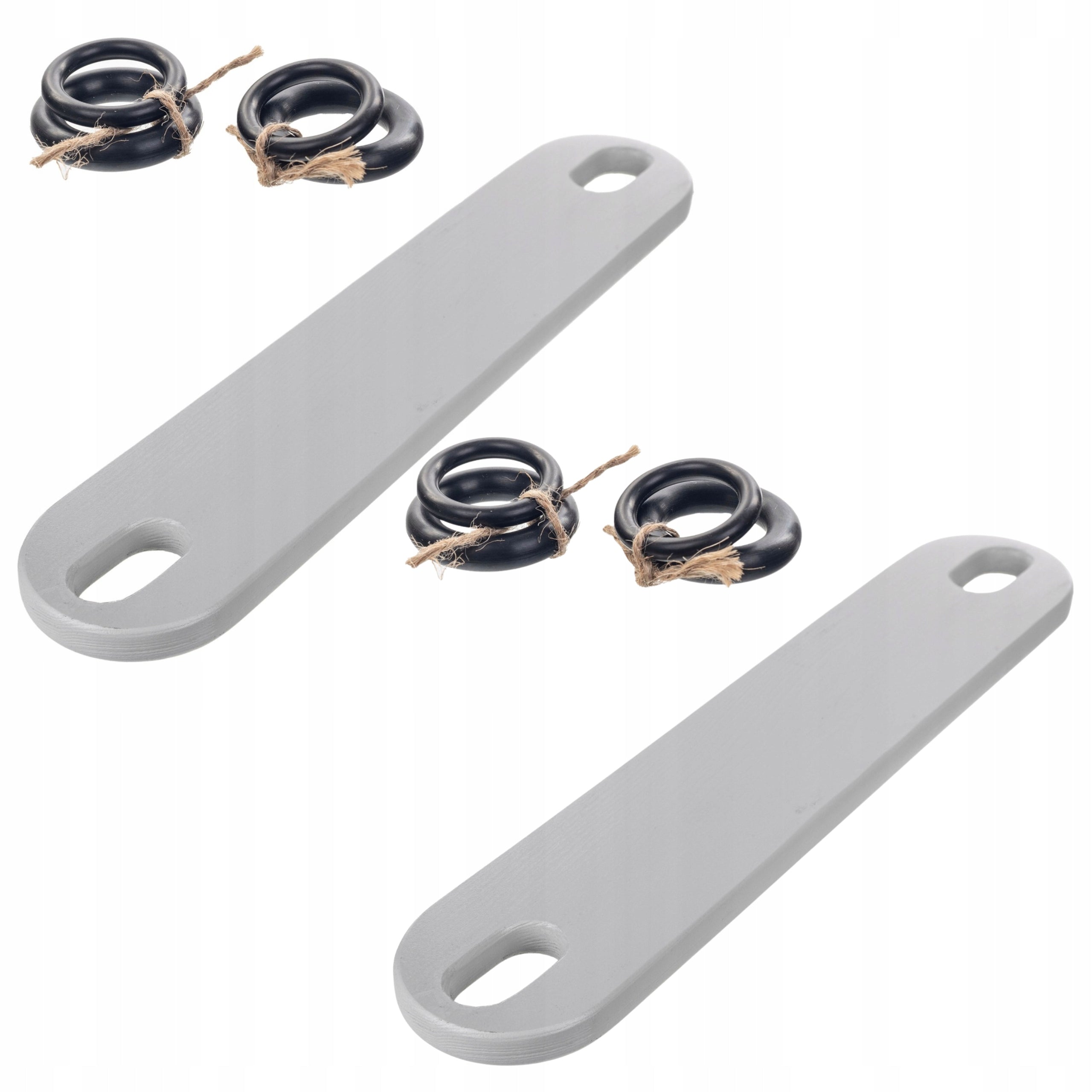 IKEA Antilop Adjustable Chair Footrest 2x Grey Pine Wood 2pcs