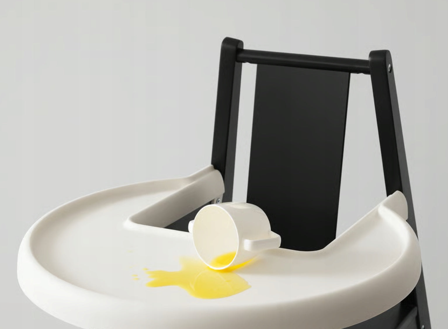 IKEA BLAMES Highchair with tray, black Manufacturer code 501.650.79