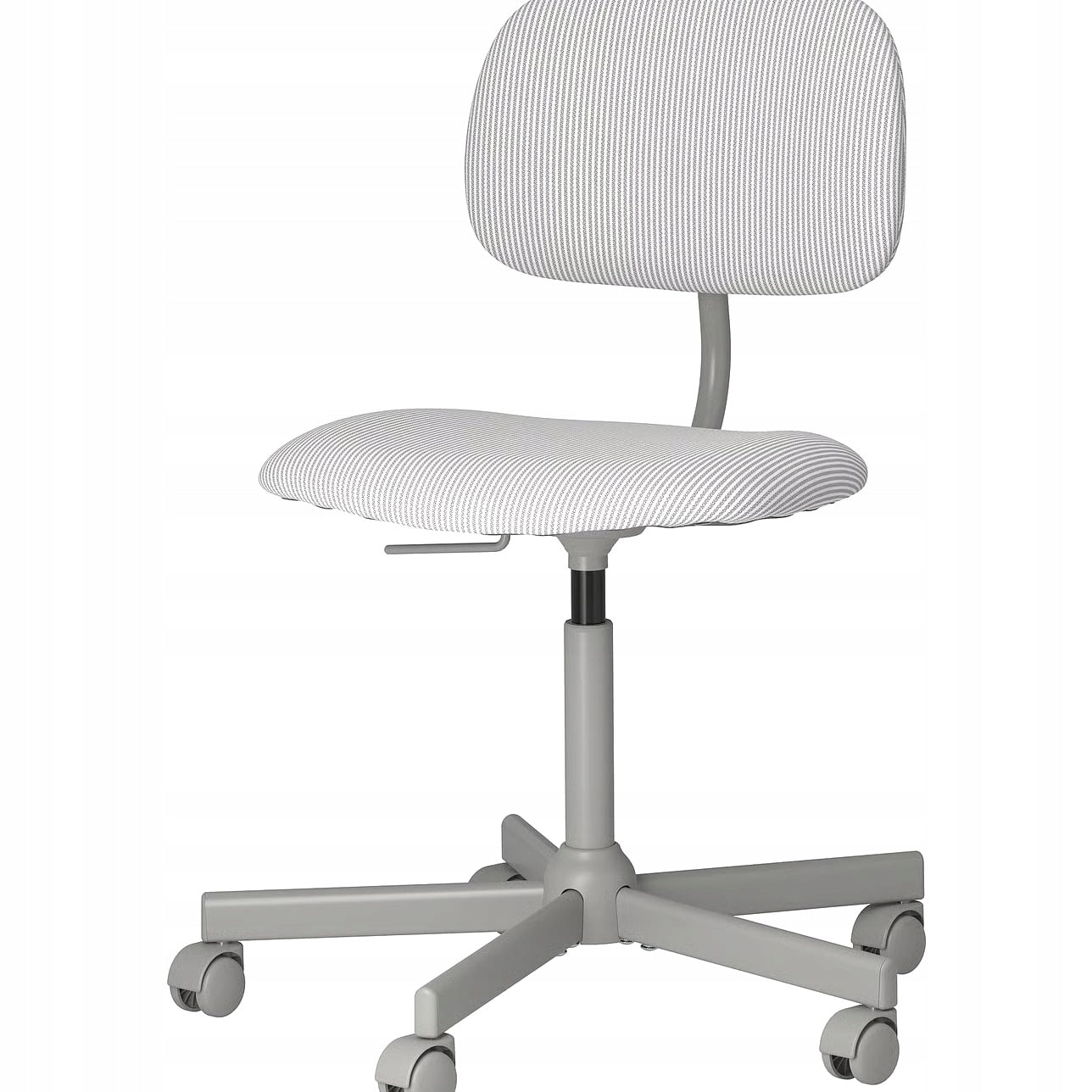 IKEA BLECKBERGET desk swivel chair Klovsta white/grey