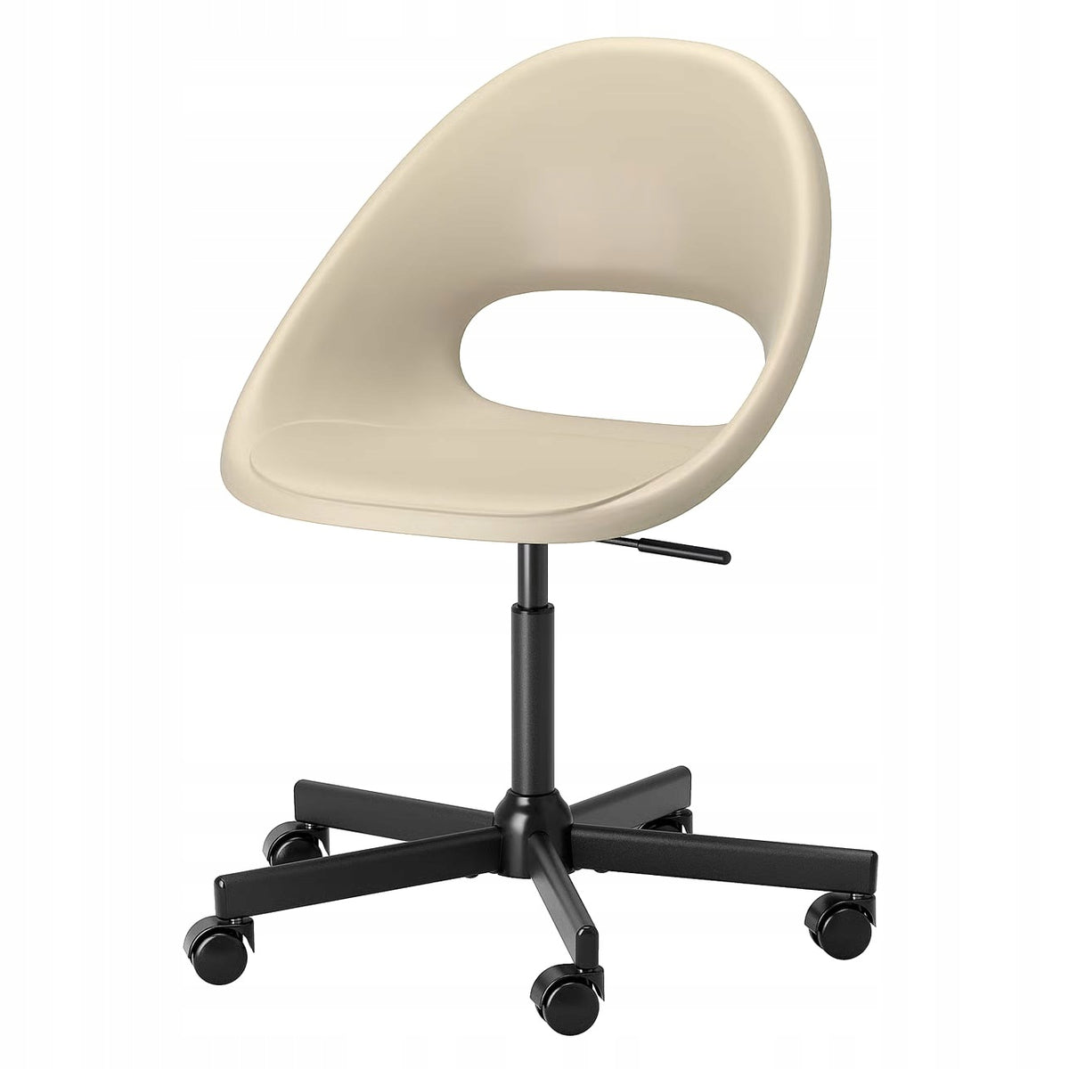 IKEA ELDBERGET MALSKÄR Swivel chair beige black