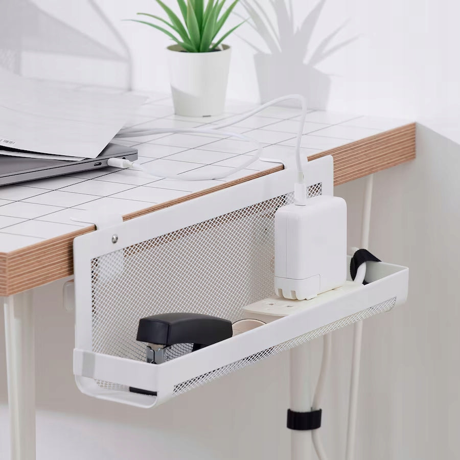 IKEA FORSASONG Cable shelf, white, 38 cm Manufacturer code 00573188