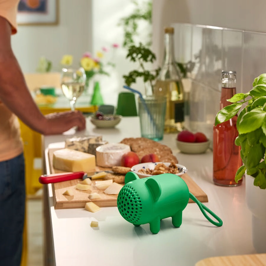 IKEA GREJSIMOJS Portable Bluetooth Speaker, Mouse/Green Brand IKEA