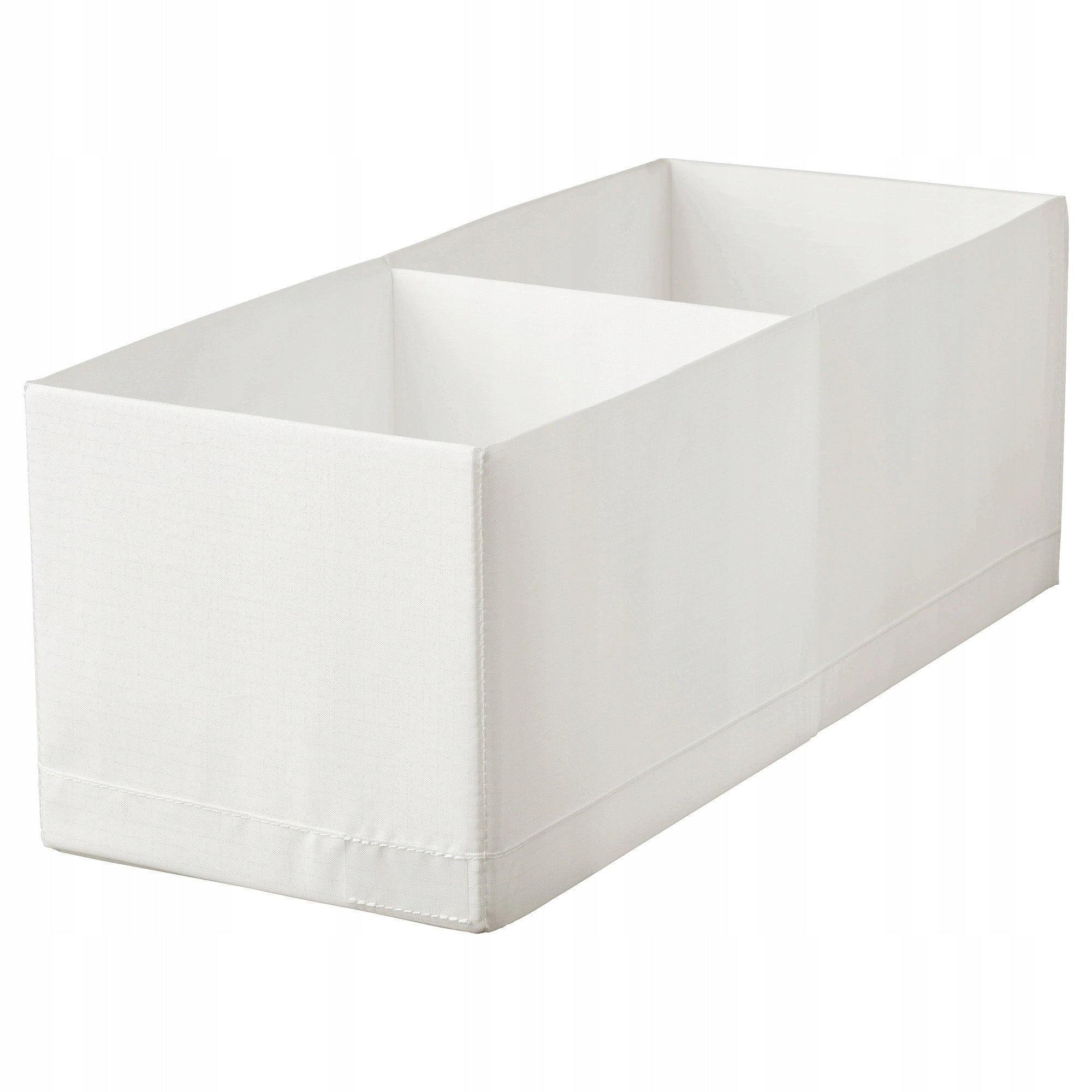 IKEA KNOCK BOX WITH COMPARTMENTS 20x51x18 WHITE