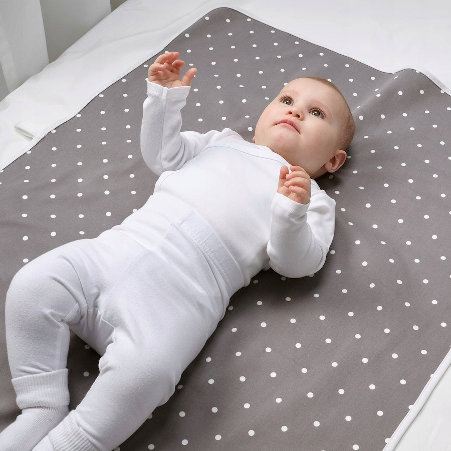 IKEA LEN Changing mat 90x70 cm GREY WITH DOTS EAN (GTIN) 4251207703317