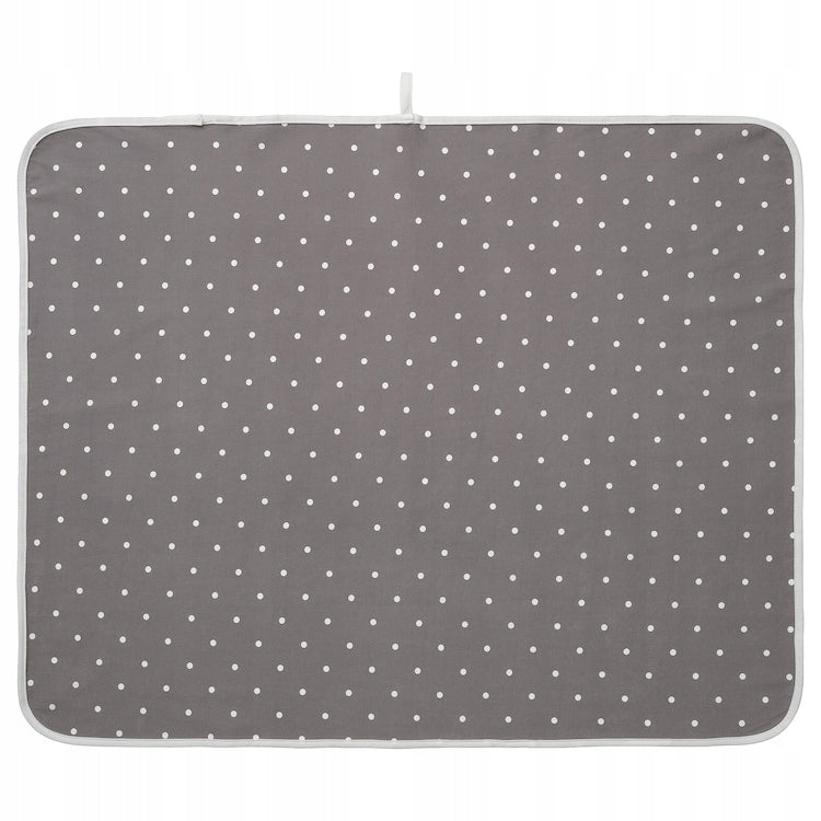IKEA LEN Changing mat 90x70 cm GREY WITH DOTS