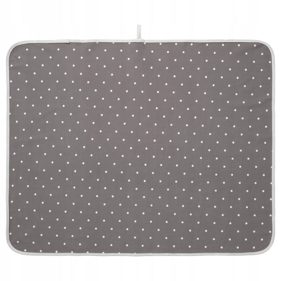 IKEA LEN Changing mat, dotted/grey, 90x70 cm