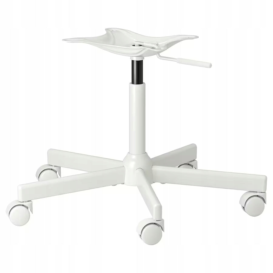 IKEA MALSKAR Swivel chair frame white