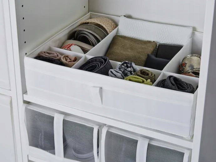 IKEA SKUBB ORGANIZER CONTAINER BOX WITH COMPARTMENT Product weight with unit packaging 1 kg